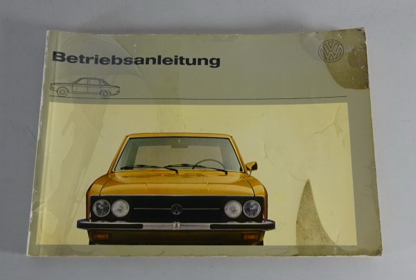 Betriebsanleitung / Handbuch VW K70 Typ 48 Stand 08/1972