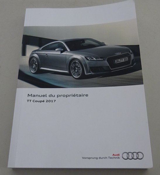 Notice d'utilisation / Manuel du proprietaire Audi TT Coupé Typ FV de 05/2016