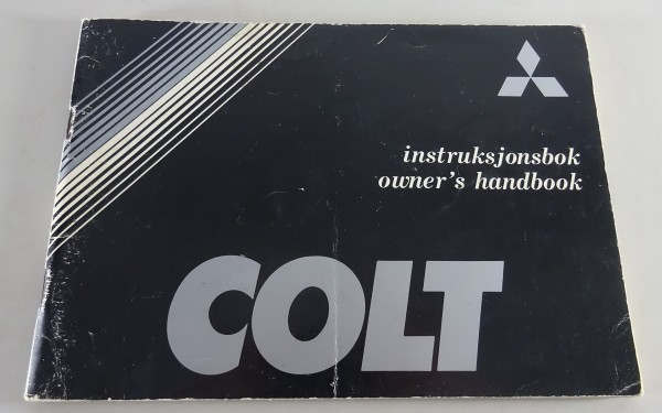 Instruksjonsbok / Owner´s Manual Mitsubishi Colt A150 Stand 1981