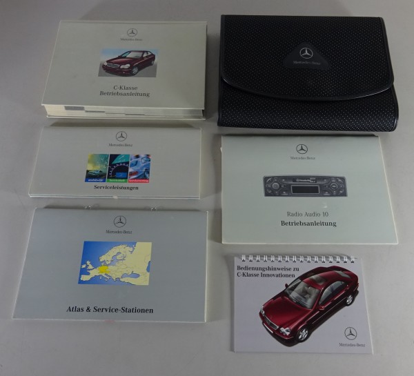 Bordmappe + Betriebsanleitung Mercedes C-Klasse W203 C180 C200 C320 von 12/1999
