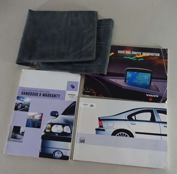 Owner's Manual / Handbook + wallet Volvo S60 from 07/2002