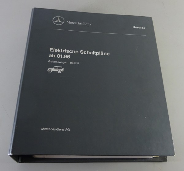 Werkstatthandbuch Elektrische Schaltpläne Mercedes G-Modell W461 / W463 von 1997