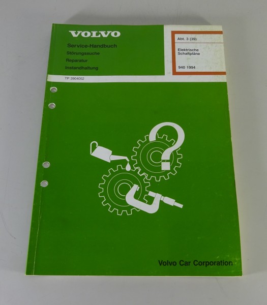 Werkstatthandbuch Elektrik / Elektrische Schaltpläne Volvo 940 Stand 1994