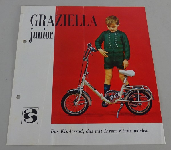 Prospekt / Broschüre Goldberg Graziella Klapprad / Kinderrad Stand 1966