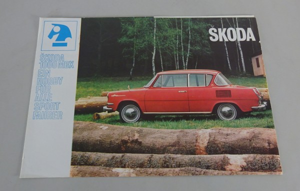 Prospekt / Broschüre Skoda 1000 MBX