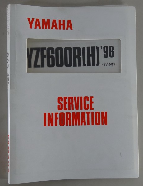 Werkstatthandbuch / Service Information Yamaha YZF 600 R Stand 1996