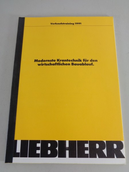 Verkaufstraining / Schulung Liebherr „Modernste Krantechnik" Stand 1991
