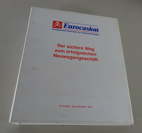 Verkäufer - Handbuch Citroen AX, BX, XM "Eurocasion" Stand 1989