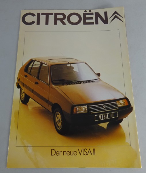 Prospekt / Brochure Citroen Visa II Stand 02/1981