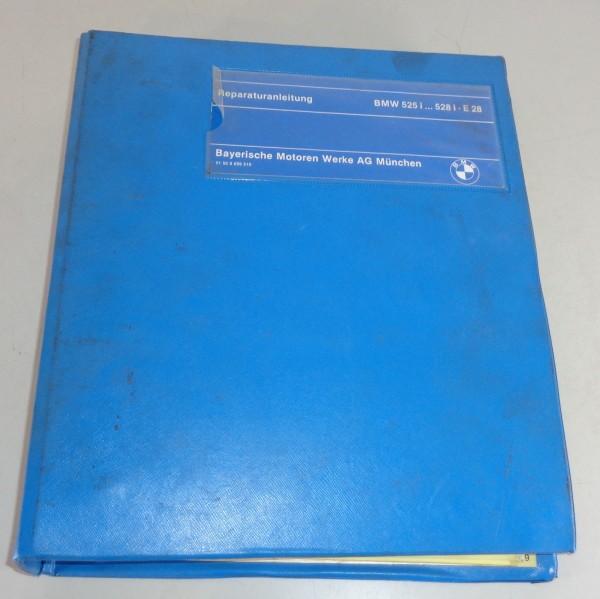 Werkstatthandbuch / Reparturanleitung BMW 5er E28 525i / 528i Stand 06/1981