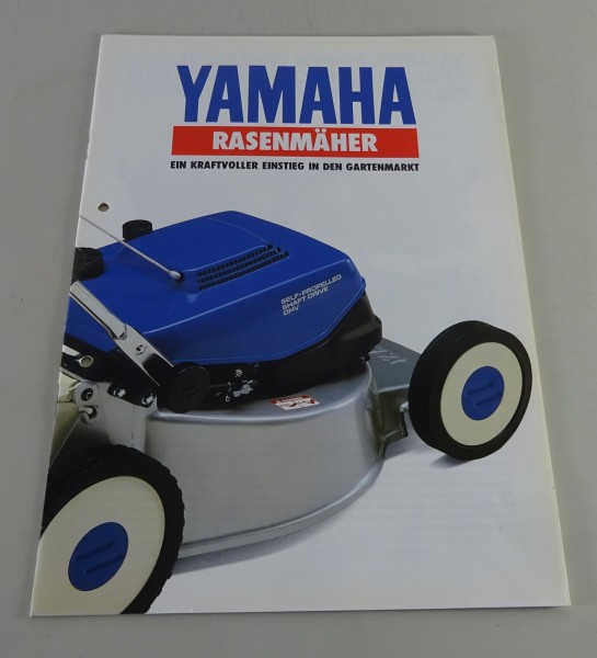 Prospekt / Broschüre Yamaha Rasenmäher-Programm