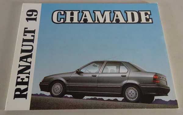 Betriebsanleitung / Handbuch Renault R19 Chamade Stand 04/1991