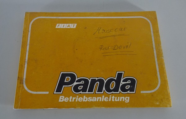 Betriebsanleitung / Handbuch Fiat Panda Typ 141 inkl. Panda 4x4 Stand 02/1988