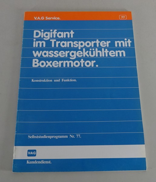 SSP 77 VW Transporter T3 Digifant mit wassergekühltem 2,1l Boxermotor Stand 1985