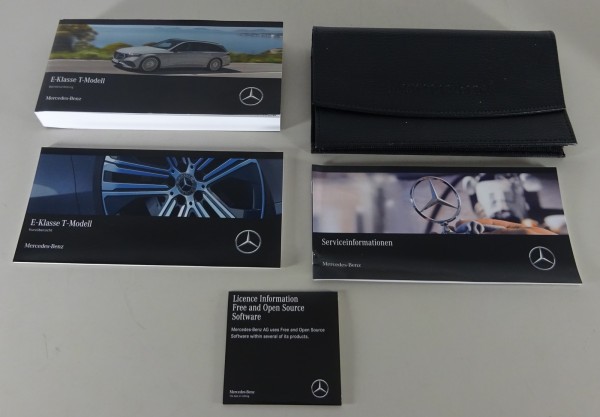 Bordmappe + Betriebsanleitung Mercedes-Benz E-Klasse S214 T-Modell von 10/2023