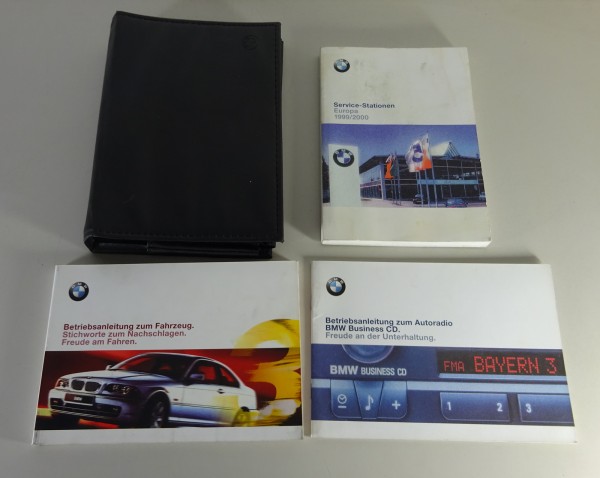 Bordmappe + Betriebsanleitung BMW 3er E46 Coupé 318 Ci - 328 Ci Stand 09/1999