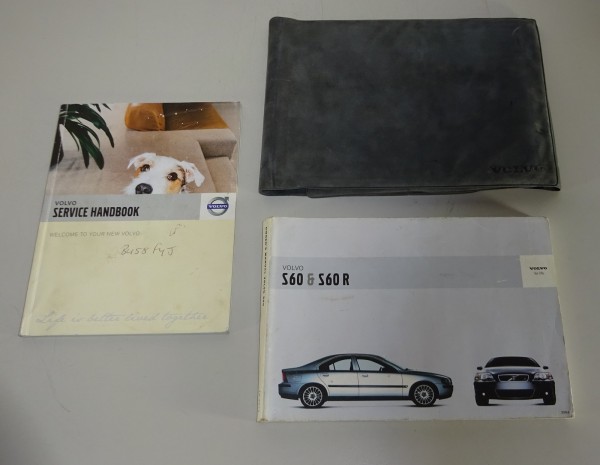 Owner's Manual / Handbook + wallet Volvo S60 & S60 R from 09/2003