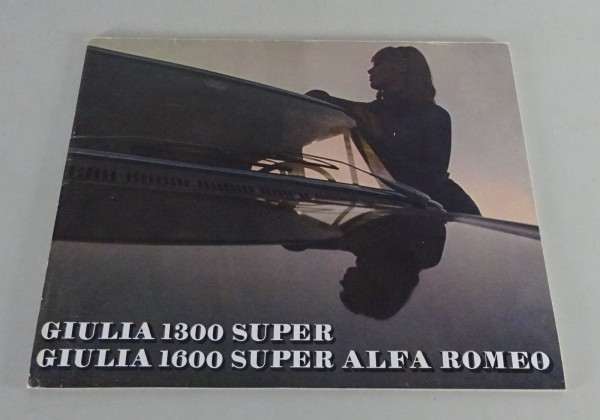 Prospekt / Broschüre Alfa Romeo 1300 + 1600 Super Stand 1971