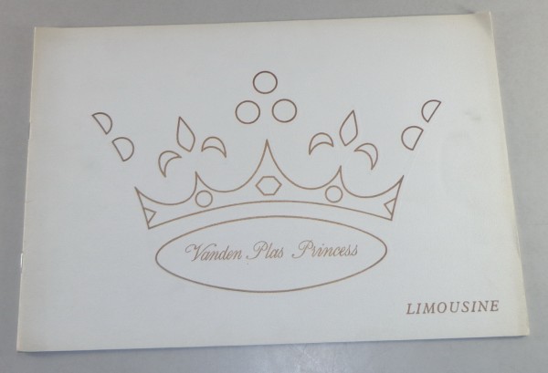 Prospekt / Brochure Vanden Plas Princess Limousine