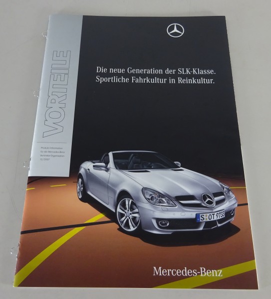 Vorteile Mercedes-Benz SLK R171 SLK 200, SLK 280, SLK 350, SLK 55 AMG Stand 2007