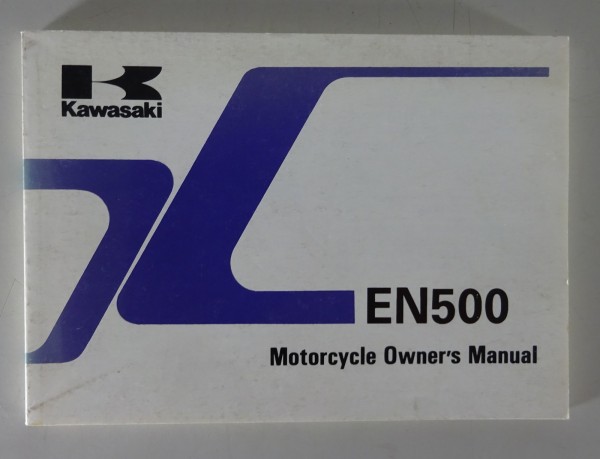 Owner's Manual / Handbook Kawasaki EN 500 / A3 from 09/1991