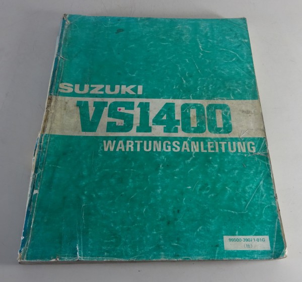 Werkstatthandbuch / Wartungsanleitung Suzuki VS 1400 Intruder Stand 02/1987