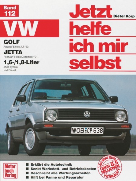 Reparaturanleitung VW Golf II / Jetta II ab 1992 - Jhims Band 112