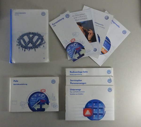 Bordmappe + Betriebsanleitung VW Polo 6N von 5/1997