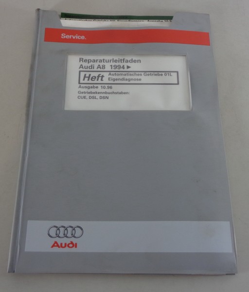Werkstatthandbuch Audi A8 D2 Automatisches Getriebe 01L Eigendiagnose ab 1994