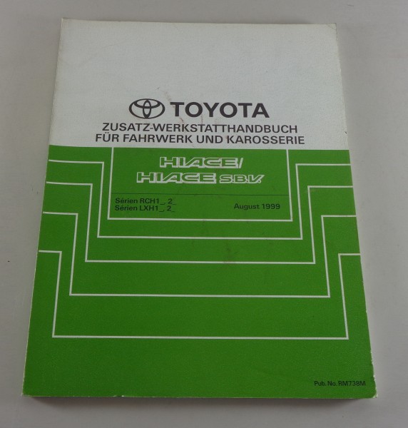 Werkstatthandbuch Toyota Hiace / Hiace S.B.V. Nachtrag von 08/1999
