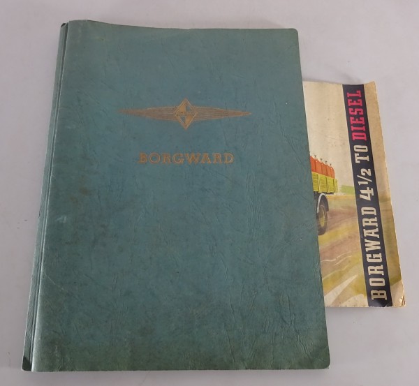 Verkäufermappe für Borgward LKW B 4500 Stand 1955 - original -