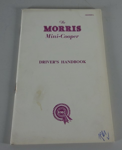 Owner´s Manual / Handbook Morris Mini Minor 850 Stand 05/1959