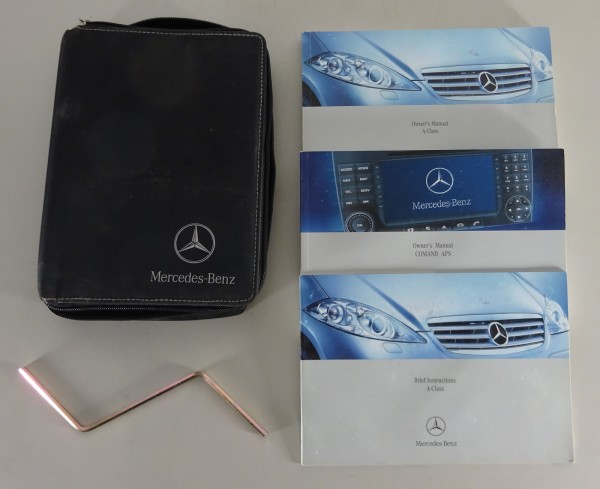 Owner's Manual + Wallet Mercedes Benz A-Class W169 A 150 170 200 from 12/2006