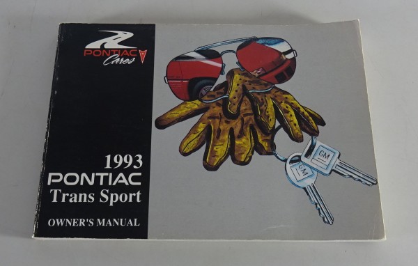 Owner´s Manual / Handbook Pontiac Trans Sport Stand 1993