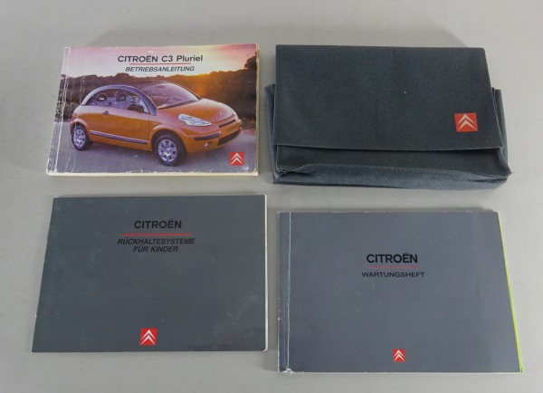 Bordmappe + Betriebsanleitung Citroen C3 Pluriel von 04/2003