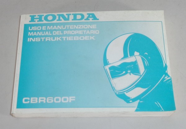 Betriebsanleitung / Uso e manutenzione / Instruktieboek Honda CBR600F von 1999