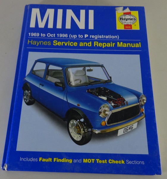 Reparaturanleitung - Haynes | Mini | English | Model Year 1969 - 10/1996