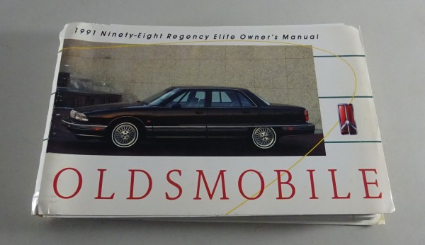 Owner´s Manual / Handbook Oldsmobile Ninety - Eight Regency Elite Stand 1991