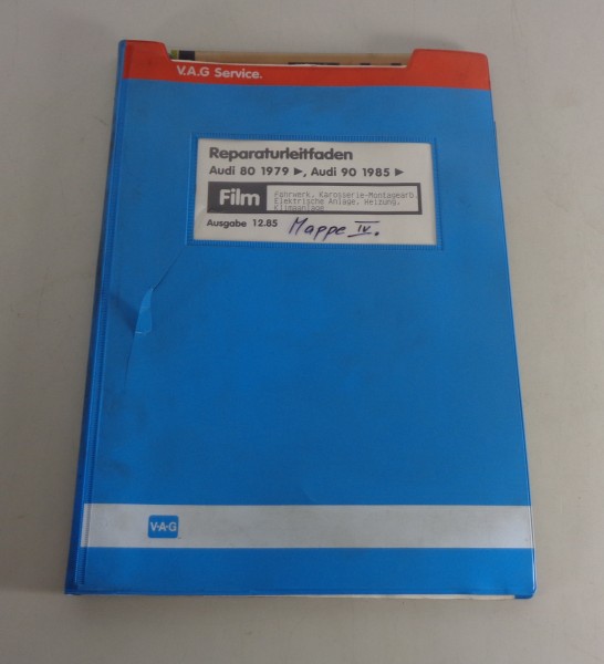 Werkstatthandbuch Audi 80 / 90 B2 Typ 81/85 Fahrwerk Karosserie Heizung Elektrik