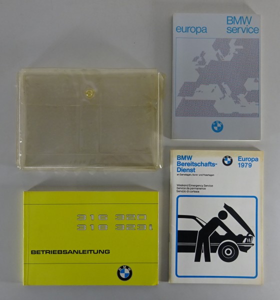 Bordmappe + Betriebsanleitung BMW 3er E21 316 / 320 / 318 / 323i Stand 07/1978