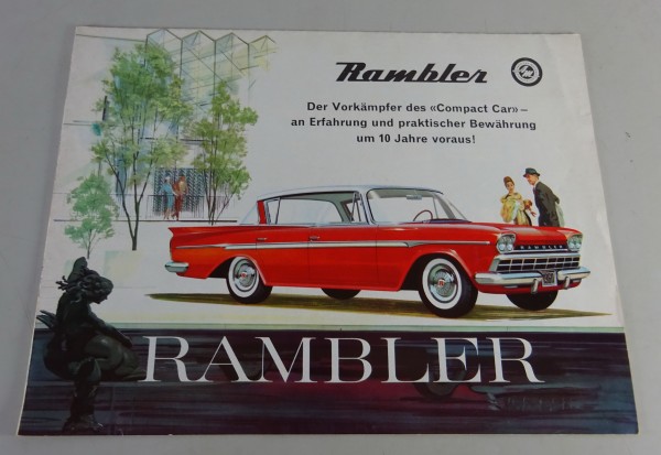 Prospekt / Brochure Rambler Six / Ambassador V8 / Amercian Modelljahr 1960