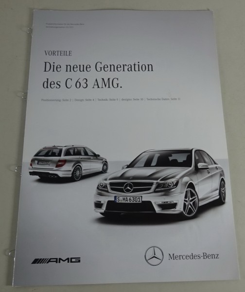 Vorteile Mercedes-Benz Die neue Generation des C 63 AMG W204 / S204 Stand 3/2011