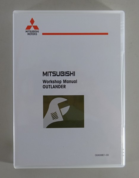 Werkstatthandbuch auf DVD Mitsubishi Outlander (CW0W) Baujahr 2008 Stand 08/2007