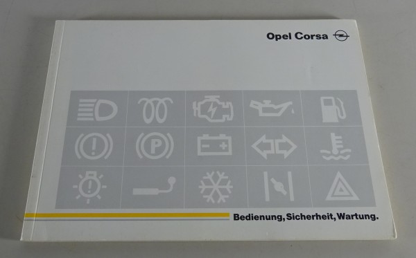 Betriebsanleitung / Handbuch Opel Corsa A incl. GSI Stand 11/1991
