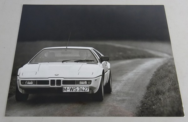 Pressefoto / Werbefoto BMW M1 Typ E26 Stand 1978