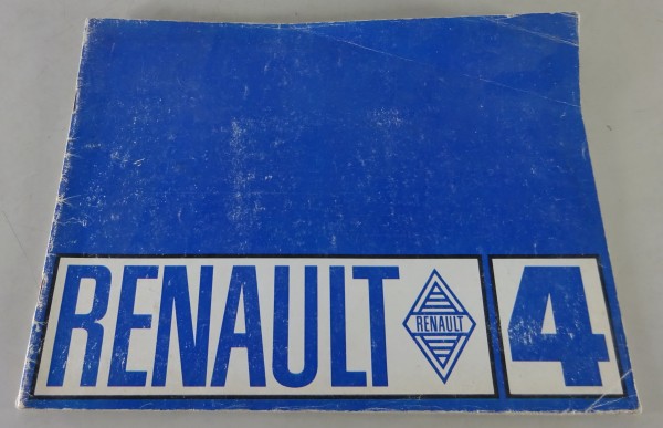 Prospekt / Broschüre Renault R4 Stand 1967 - 1974