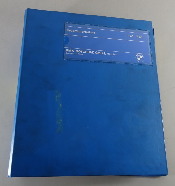 Werkstatthandbuch / Reparaturanleitung BMW R 45 + R 65 Stand 05/1980