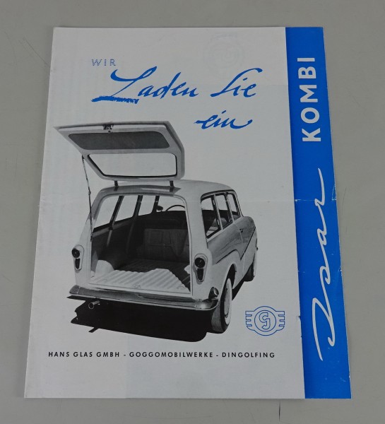 Prospekt / Broschüre Glas Isar Kombi