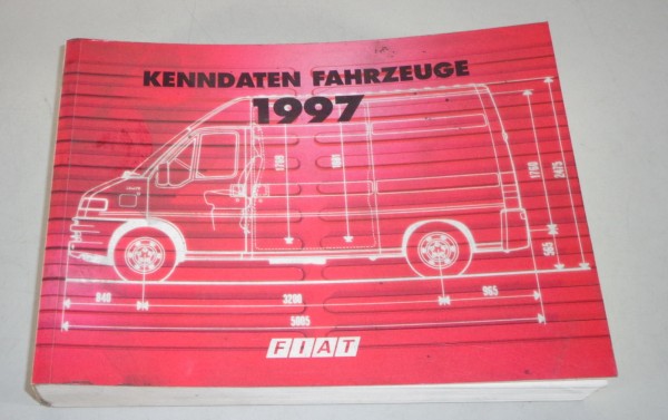 Tabellenbuch / Technische Daten Fiat Nutzfahrzeuge Ducato Scudo Fiorino von 1997