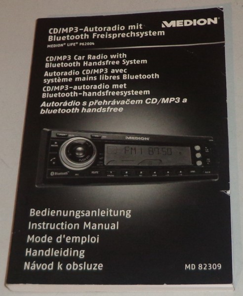 Betriebsanleitung Medion CD/MP3 Autoradio MD 82309 Stand 07/2009